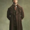 Miss Austen S01 Alfred Enoch Brown Trench Coat