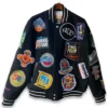 NCAA 2024 Final Four Black Bomber Jacket