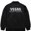 NHL Vegas Golden Knights Black Bomber Jacket Back