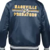 Nashville Predators Printed Logo Starter Satin Jacket