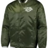 Nashville Predators Starter Green Satin Jacket