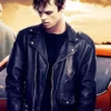 Nathan Williams Brave the Dark Black Leather Jacket For Men