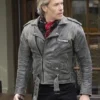 Neighbours Guy Pearce Leather Grey Jacket