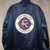 New England Revolution Navy Blue Satin Jacket For Sale