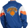 New York Knicks Starter Blue Jacket Back