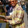 O Dessa Kelvin Harrison Jr Plaid Coat