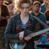 O’Dessa 2025 Sadie Sink Black Leather Jacket