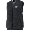 Oklahoma City Thunder Black Sherpa Vest