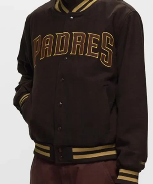 Padres Team Brown Varsity Jacket