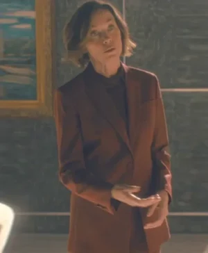 Paradise S01 Sinatra Brown Buttoned Blazer