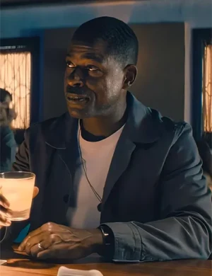 Paradise Sterling K. Brown Grey Cotton Jacket