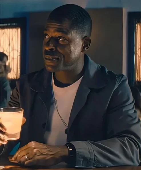 Paradise Sterling K. Brown Grey Cotton Jacket