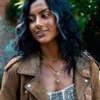 Picture This 2025 Simone Ashley Brown Jacket For Women