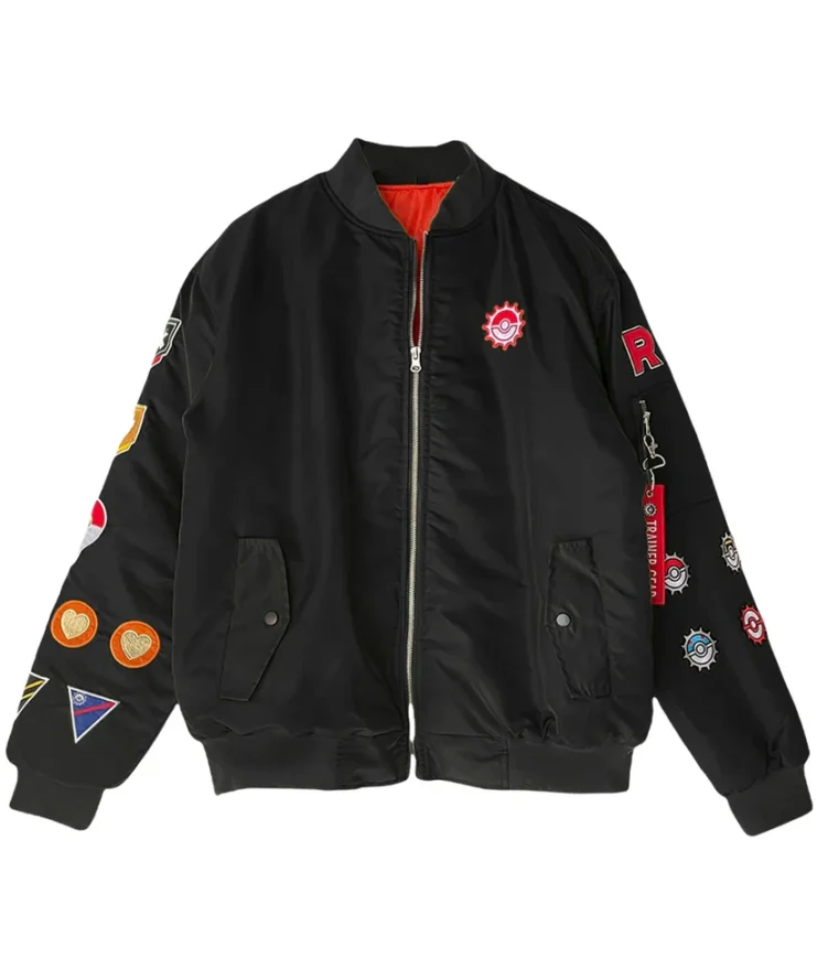 Pokemon Go Level 50 Black Bomber Jacket