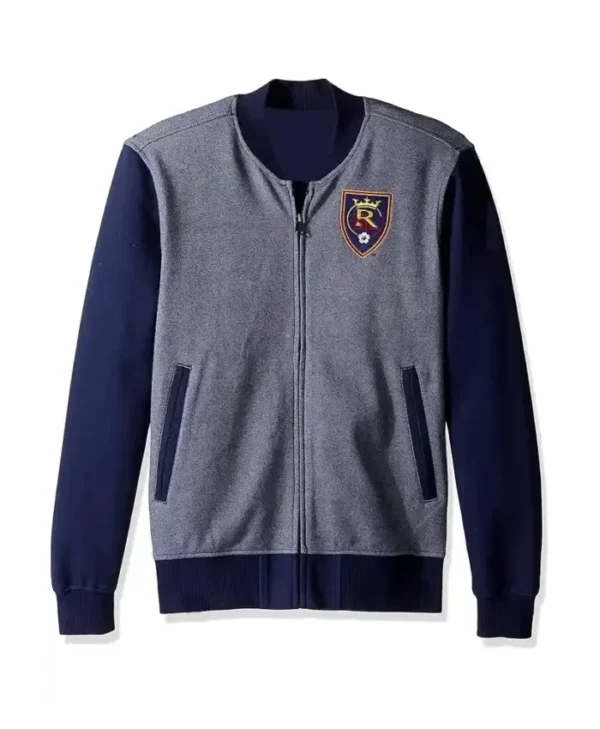 Real Salt Lake Vintage Bomber Fleece Jacket