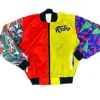 Retro What The 5s Satin Bomber Jacket