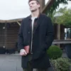 Return to Office 2025 Scott Michael Foster Black Wool Coat