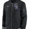 Rockies Black Zip Bomber Jacket