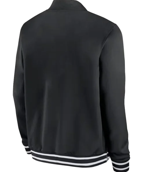 Rockies Black Zip Bomber Jacket Back