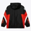 SF Giants Vintage Hooded Pullover Jacket Back