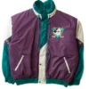 Salma Anaheim Ducks Vintage Bomber Full Snap Jacket
