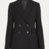 Samantha Paradise S01 Double Breasted Black Blazer