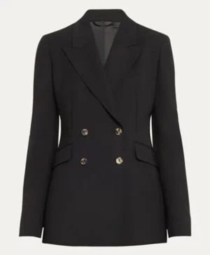 Samantha Paradise S01 Double Breasted Black Blazer