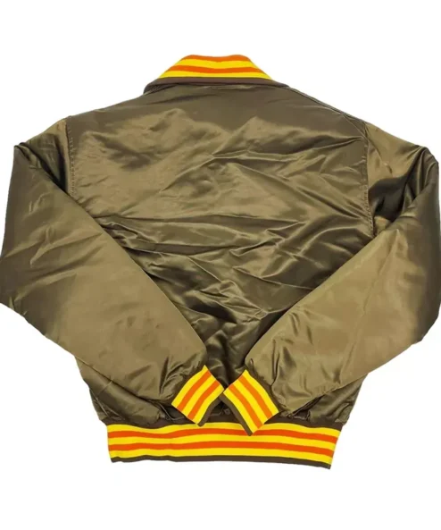 San Diego Padres Starter Zip Bomber Jacket Back