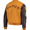 San Diego Padres Varsity Wool Jacket Back