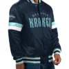 Seattle Kraken Satin Full Snap Varsity Jacket