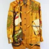 Selling The City Jade Chan Orange Print Shacket