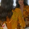 Selling The City Jade Chan Orange Print Shacket For Women