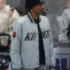 Snoop Dogg Los Angeles Kings Satin Varsity Jacket For Sale