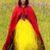 Snow White Rachel Zegler Red Cape Coat