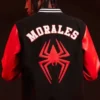 Spider Man Across the Spider Verse Miles Morales Varsity Jacket