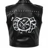Spider-Punk Leather Vest inspired by Spider-Man Across the Spider-Verse character style