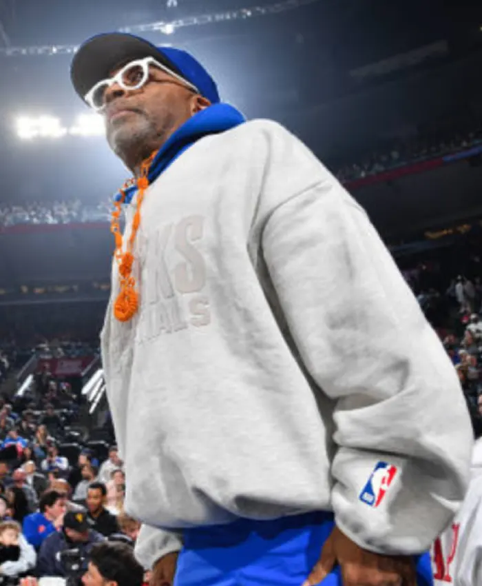 Spike Lee Grey Knicks Hoodie