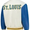 St Louis Blues Classic Blue And White Wool Jacket