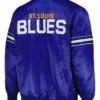 St Louis Blues Satin Blue Varsity Jacket