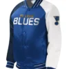 St Louis Blues Starter Satin Varsity Jacket