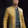 Star Wars Jedi Survivor Cal Kestis Yellow Leather Jacket