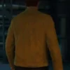 Star Wars Jedi Survivor Cal Kestis Yellow Leather Jacket Back