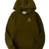 Stegaro Bear With Attitude Dark Olive Hoodie