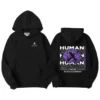 Stegaro Black Human Error Hoodie