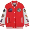 Stegaro Girls Dream Red Varsity Jacket