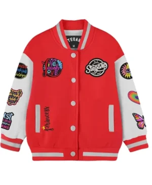 Stegaro Girls Dream Red Varsity Jacket