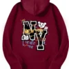 Stegaro New York Maroon Pullover Hoodie