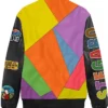 Stegaro Picasso Block Color Leather Jacket