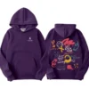 Stegaro Power Quotes Purple Hoodie