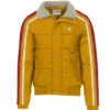 Stegaro Puffer Mustard Fur Jacket